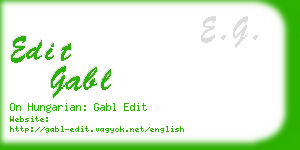 edit gabl business card